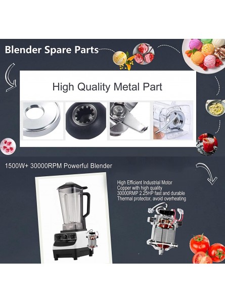 DJDK Food Blender,Countertop Smoothie Blender with 304 Stainless Steel Blade 10 Speeds Control 2L Kitchen Food Mixer MachineAmerican plug110V B09H6JHZRY
