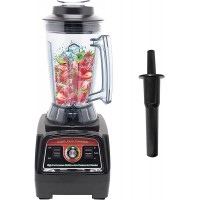 Huanyu 132 oz Commercial Countertop Blender 5700rpm 2800W Variable Speed Control & Pulse Feature for Fruit Smoothie Ice Soy Milk Hot Soups Frozen Desserts Crush Mix Home G7400 110V US Plug Black B0874THB13