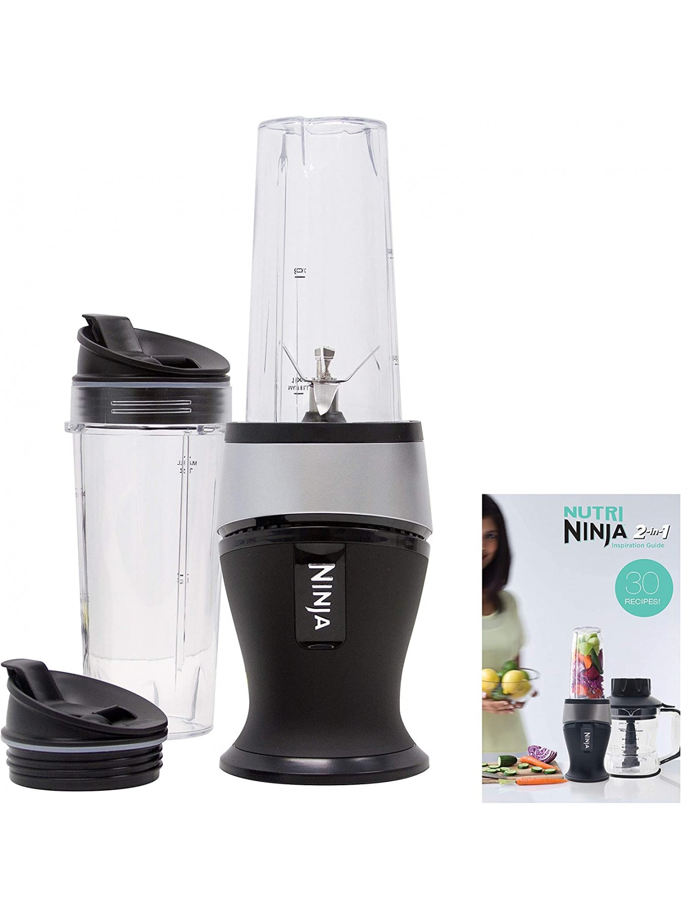 Ninja Personal Blender for Shakes Smoothies Food Prep and Frozen Blending Certified Refurbished B07KZC6MV6