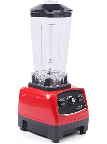 Professional Blender,Commercial Countertop Blender Smoothie Maker 3HP 2200W Heavy DutyHigh Speed 45000RPM Kitchen Smoothie Blender Food Mixer 2000ml for Shakes and Smoothies Red B088LX1DXF