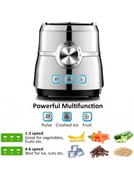 Professional Countertop Blender Blender for kitchen 1800W High Power Home and Commercial Blender with 6 Sharp Blade and 2L BPA Container Blender with Variable Speed for Shakes and Smoothie Frozen Fruit​ Crushing Ice B09PV1GQ7Z