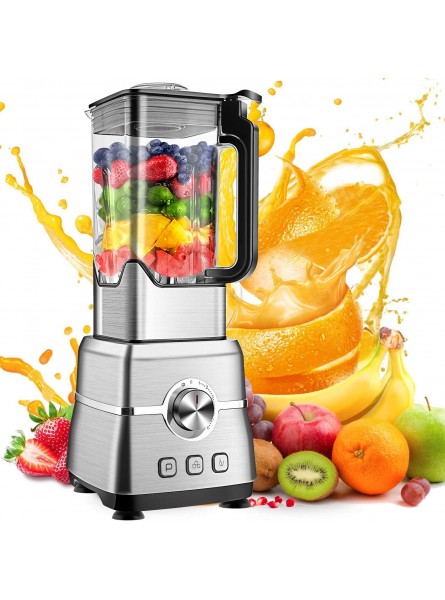 Professional Countertop Blender Blender for kitchen 1800W High Power Home and Commercial Blender with 6 Sharp Blade and 2L BPA Container Blender with Variable Speed for Shakes and Smoothie Frozen Fruit​ Crushing Ice B09PV1GQ7Z
