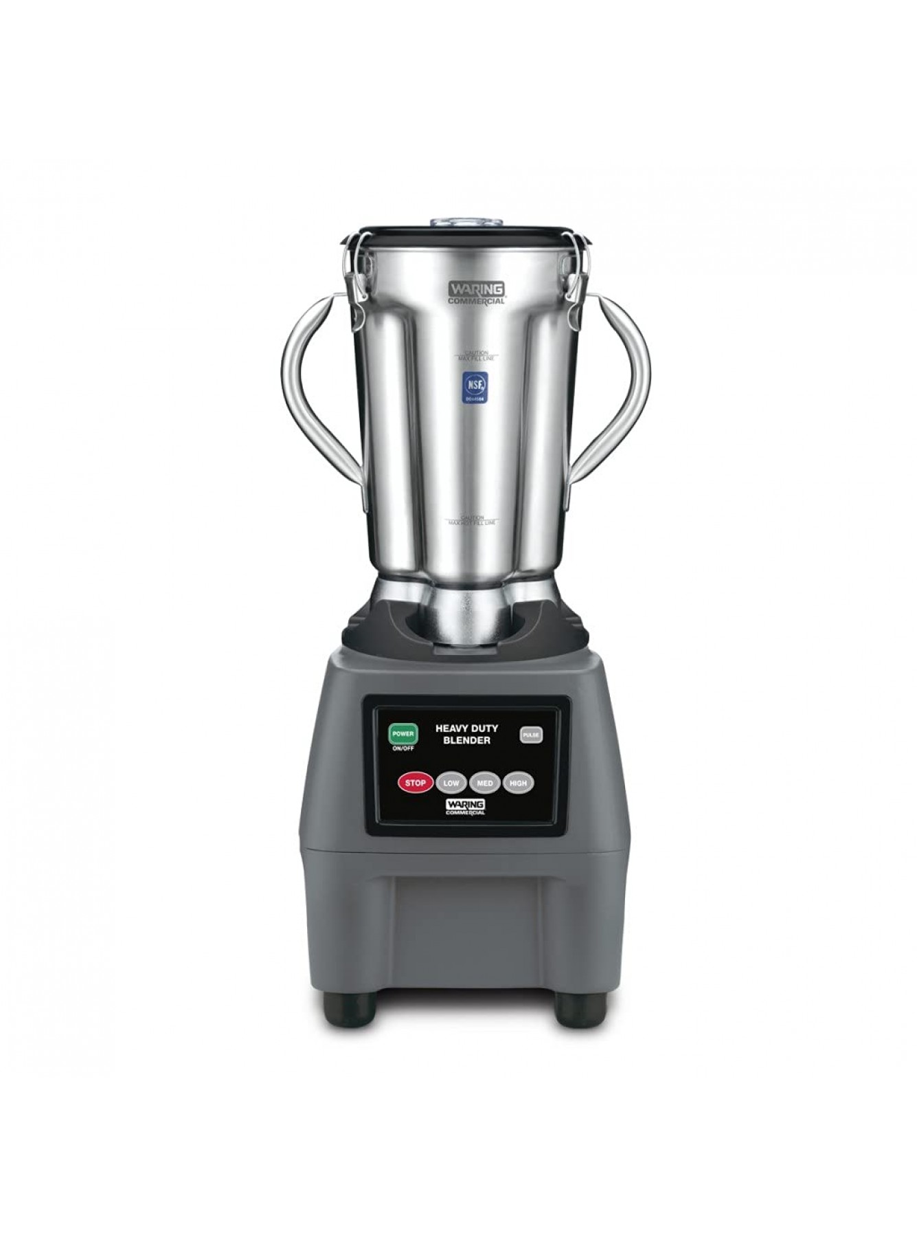 Waring Commercial CB15 Ultra Heavy Duty 3.75 HP Blender Electric Touchpad Controls with Stainless Steel 1 Gallon Container 120V 5-15 Phase Plug B000E6A1T0