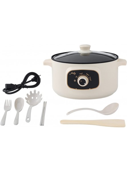 Electric Skillet FanCheng 4-in-1 Non-Stick Stainless Multifunctional Hot Pot Noodles Rice Cooker Steamed Eggs Frying Pot Small Electric Grill Pot for Home Dormitory 2.6 L without Steamer B0875NXWLP