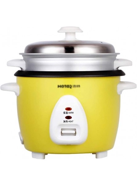 Rice Cooker 2.5L-400W Household Mini Rice Cooker With Steamer Heat Preservation Function for 2-3 People Color : A B09ND6FK5G