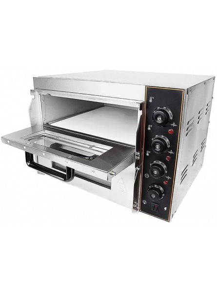 3000 Watts Electric Pizza Oven Double Deck Commercial Toaster Bake Broiler Adjustable 122 to 662 Degree Fahrenheit Suitable for used to Cook Pizzas Potatoes Bread Cakes Pies Pastries etc. B092PRWRYQ