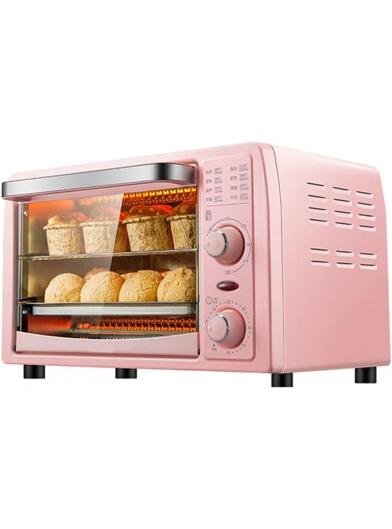 ALOW Electric Oven 13L Multifunctional Mini Oven Frying Pan Baking Machine Household Pizza Maker Fruit Barbecue Toaster Oven B09NVTVWHN