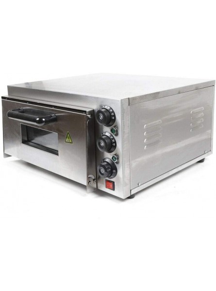 CNCEST 2KW Single Deck Commercial Electric Pizza Oven,Stainless Steel 12-14 Inches Pizza Oven with Dedicated Pizza,Pizza Oven Single Layer Bread Baking Oven Toaster B097Y8LTBG