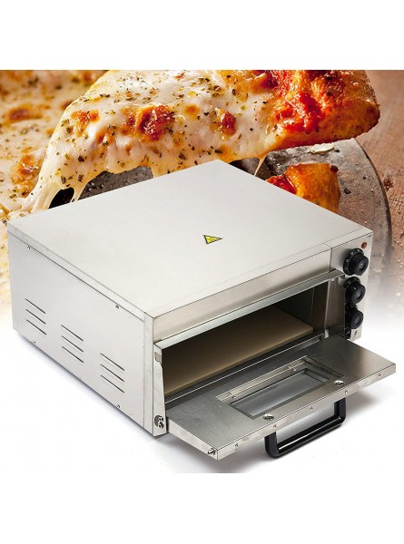 Commercial Pizza Oven Countertop,12-14 inches Electric Pizza Maker Machine,2000W Stainless Steel Pizza Bread Snack Ovens Baker for Cooking Pizza Potato Bread Cakes,Pies and Pastries B09DS56J3F