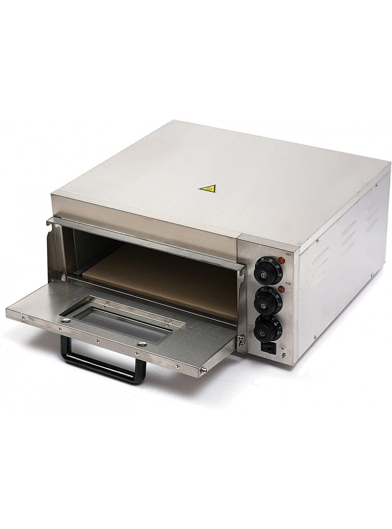 Commercial Pizza Oven Countertop,12-14 inches Electric Pizza Maker Machine,2000W Stainless Steel Pizza Bread Snack Ovens Baker for Cooking Pizza Potato Bread Cakes,Pies and Pastries B09DS56J3F