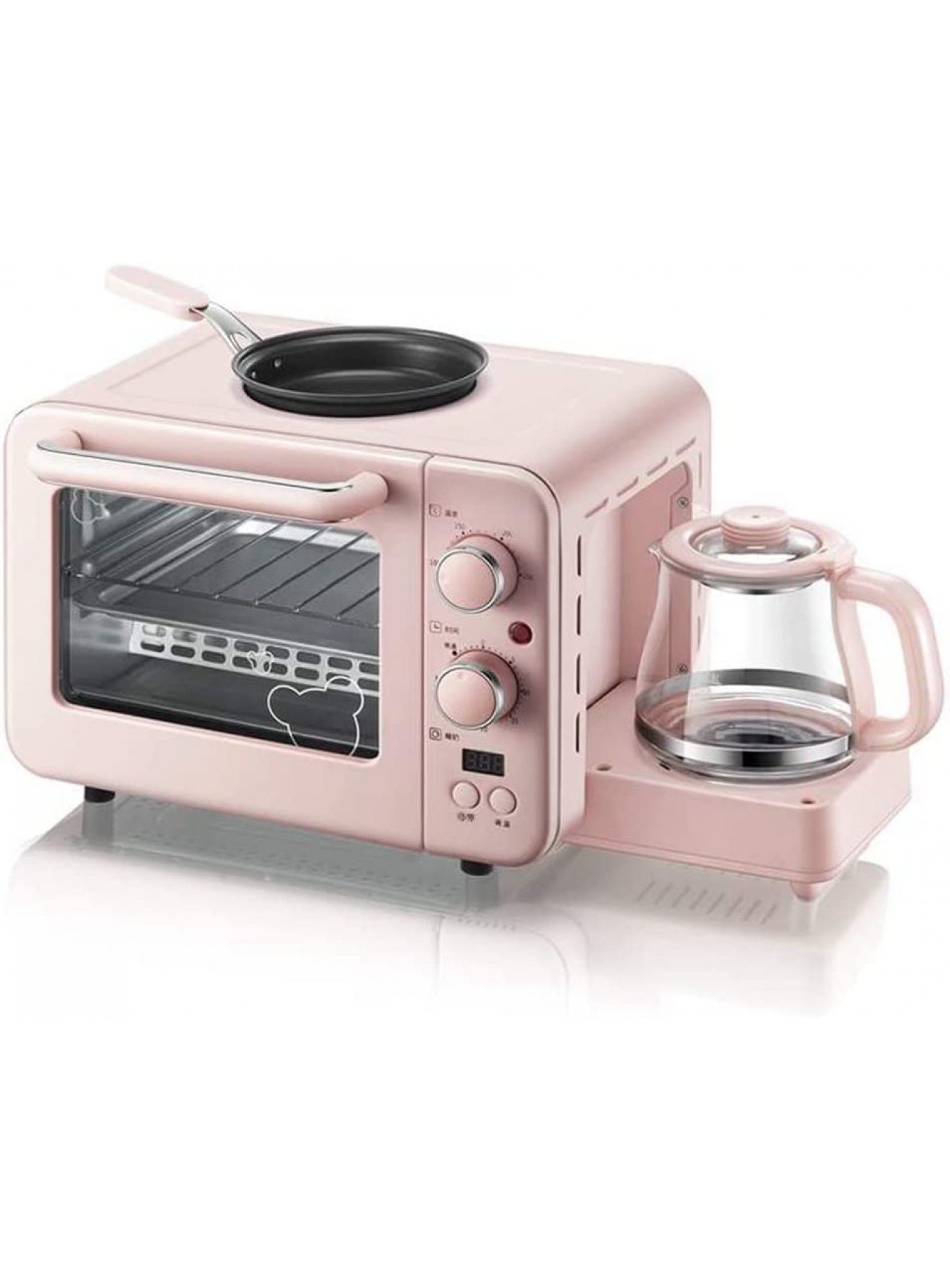 HKO Multifunction 3 In 1 Breakfast Machine 8L Electric Mini Oven Maker Eggs Frying Pan Household Bread Pizza Oven Grill oven B09WMXBQGM
