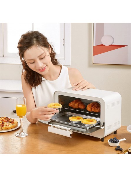 N B 10l Electric Oven Double Layer Grill Stainless Steel Heating Tube Heats Evenly with Timer for Chicken Pizza and Cookies Baking Kitchen Appliances B09DCHX555