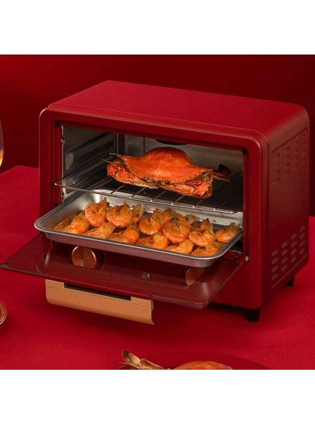 UOZACCY 10L Mini Oven With Explosion-proof Glass Door Electric Grill Pizza Oven with Timer Function Automatic Cooling Function B09TGBRFPZ