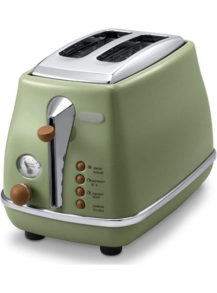 2 Slice Toaster Retro Stainless Steel Bread Toasters With 6 Settings 1.5 In Extra Wide Slots Bagel Cancel Function Removable Crumb,Green Pink Blue B08RNMHW4H