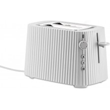 Alessi MDL08W USA Plissé Toaster in Thermoplastic Resin White. US Plug. 850W B08Y77QWNG