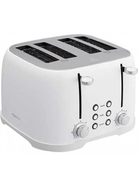 Basics 4-Slot Toaster White B07SW6TGQR