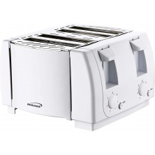 Brentwood TS-265 Cool Touch 4 Slice Toaster White B07D1F79SZ