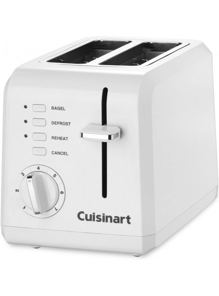 Cuisinart CPT-122 2-Slice Compact Plastic Toaster White & CCO-50BKN Deluxe Electric Can Opener Black B08G52B6XW