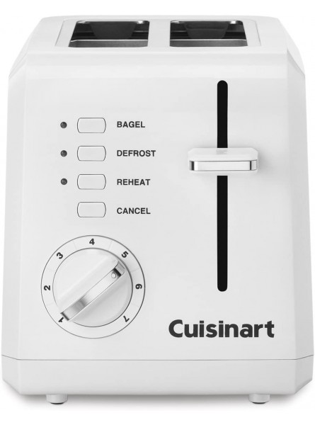 Cuisinart CPT-122 Compact 2-Slice Toaster White Renewed B0839LLC9Z