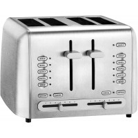 Cuisinart Custom Select 4-Slice Toaster Adjustable Toasting Slots with Dual Control Panels 7 Browning Levels And Custom Defrost Feature B07VMHYB9T