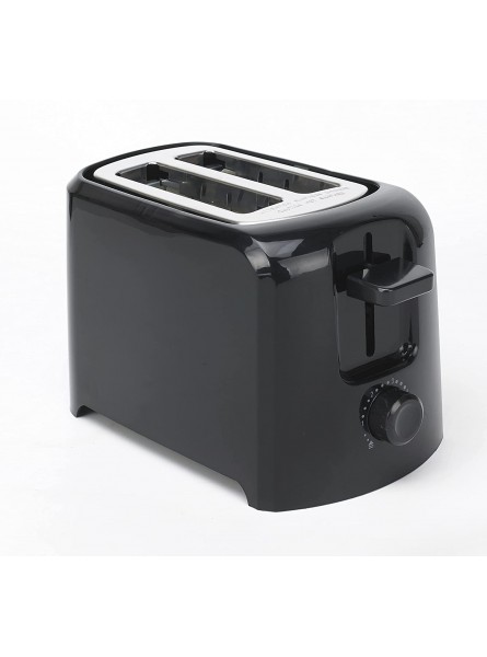 Dominion 2-Slice Toaster with Shade Control Slide-Out Crumb Tray Auto-Shutoff Cord Storage & Cool Wall Toast Lift Black B09C8V8S2T