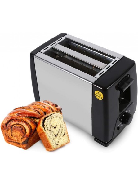 schicj133mm 750W Portable Household Electric Automatic 2 Slice Toaster Bread Baking Machine Sandwich maker multifunctional breakfast machine Silver B08KJ1RRZ9