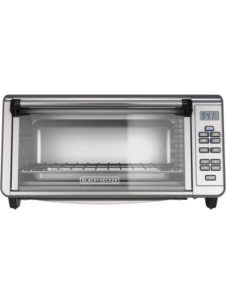 Black+Decker TO3290XG Extra Wide Digital Toaster Convection Oven Silver 9X13 B01JNYHQUA