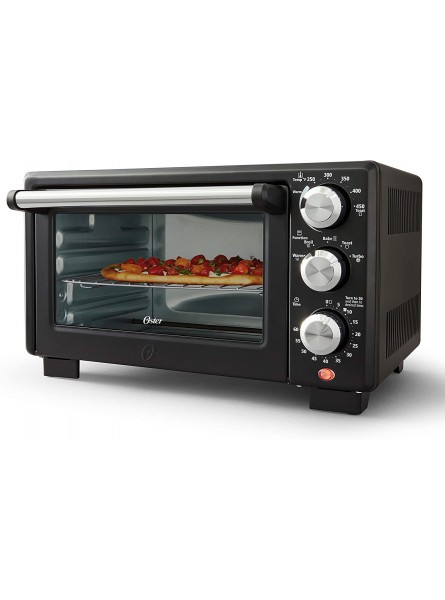 Convection 4-Slice Toaster Oven Matte Black Convection Oven and Countertop Oven B08BJCD4GV