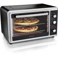 Hamilton Beach Countertop Convection Oven with Rotisserie Bake Pans & Broiler Rack Extra-Large Capacity Black 31105D B00M39MPP4