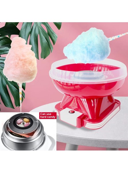 Benelet Premium Cotton Candy Machine,Cotton Candy Maker,Works With Hard Candy,Sugar Free Candy Sugar Floss Kids' Homemade Sweets for Birthday Parties,1Sugar Scooper,10 Paper Sticks Red B08SGFX4JY