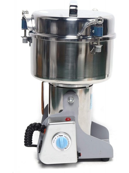 Commercial Electric Grinder 2000g Electric Herb Grain Spice Grinder Stainless Steel Grinding Machine 270° Swing Type Power Mill Grinder 60-350 Mesh B08RDKZCYF