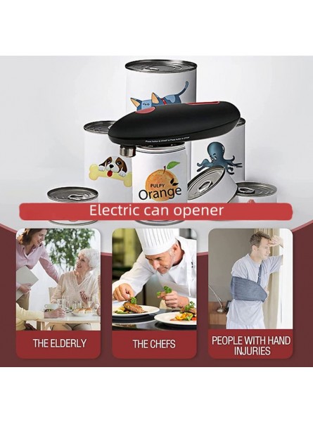 trbvkzu Electric Can Opener This is an Automatic Can Opener with Smooth Edges Can Opener Electric Suitable for The Elderly and Women and Children B0B5PF137W