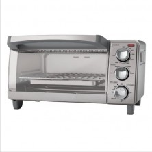 4-Slice Toaster Oven with Natural Convection Stainless Steel,Easy Controls B0B4JL3XNB
