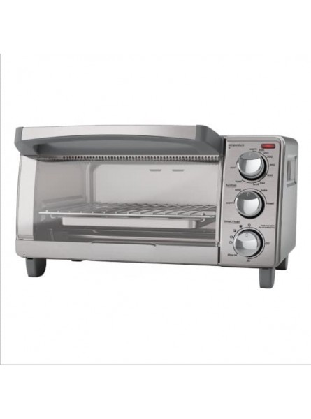 4-Slice Toaster Oven with Natural Convection Stainless Steel,Easy Controls B0B4JL3XNB