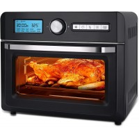 Bread Toaster Air Fry Oven with Removable Tray 10 in 1 Versatility Reheat Entire Chicken for Dough,Egg,Cake B09N3M555B