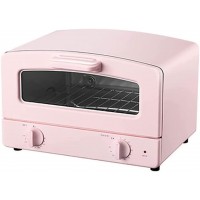 Electric Oven Toaster Grill and Baking Combination Convection Oven Countertop Suitable for French Fries Pizza Chicken Cakes Biscuits Easy to Clean Color : Pink B09TGDG3YG