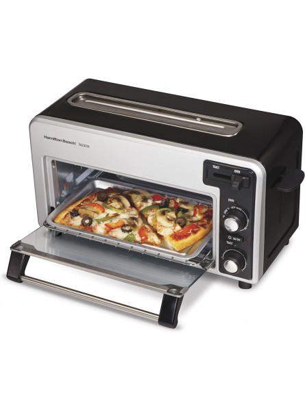 Hamilton Beach Toastation Oven with 2 Slice Toaster Combo Ideal for Pizza Chicken Nuggets Fries and More Black 22720 B00B20XR6G