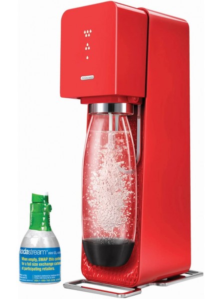 SodaStream Source Home Soda Maker Starter Kit Red B00EPEAKXO