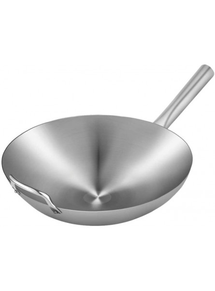 Mavoorick Wok in Stainless Steel Non-Stick Suitable for All hobs Including Stay Cool Induction Handles -36cm B0B3HYK96Q