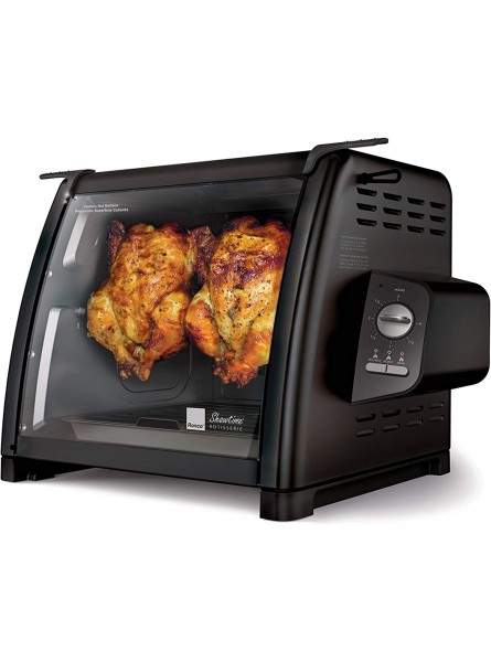 Ronco ST5500SBLK Series Rotisserie Oven Countertop Rotisserie Oven 3 Cooking Functions: Rotisserie Sear and No Heat Rotation 15-Pound Capacity Black B0B1S3H7H2
