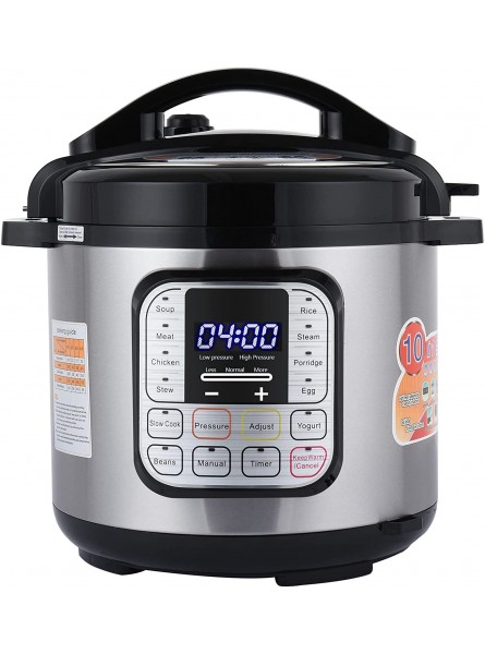 Kehaoy 7-in-1 Electric Pressure Cooker Slow Cooker Rice Cooker Steamer Saute Yogurt Maker Sterilizer and Warmer 7 Quart 13 One-Touch Programs B09FJR2FKP