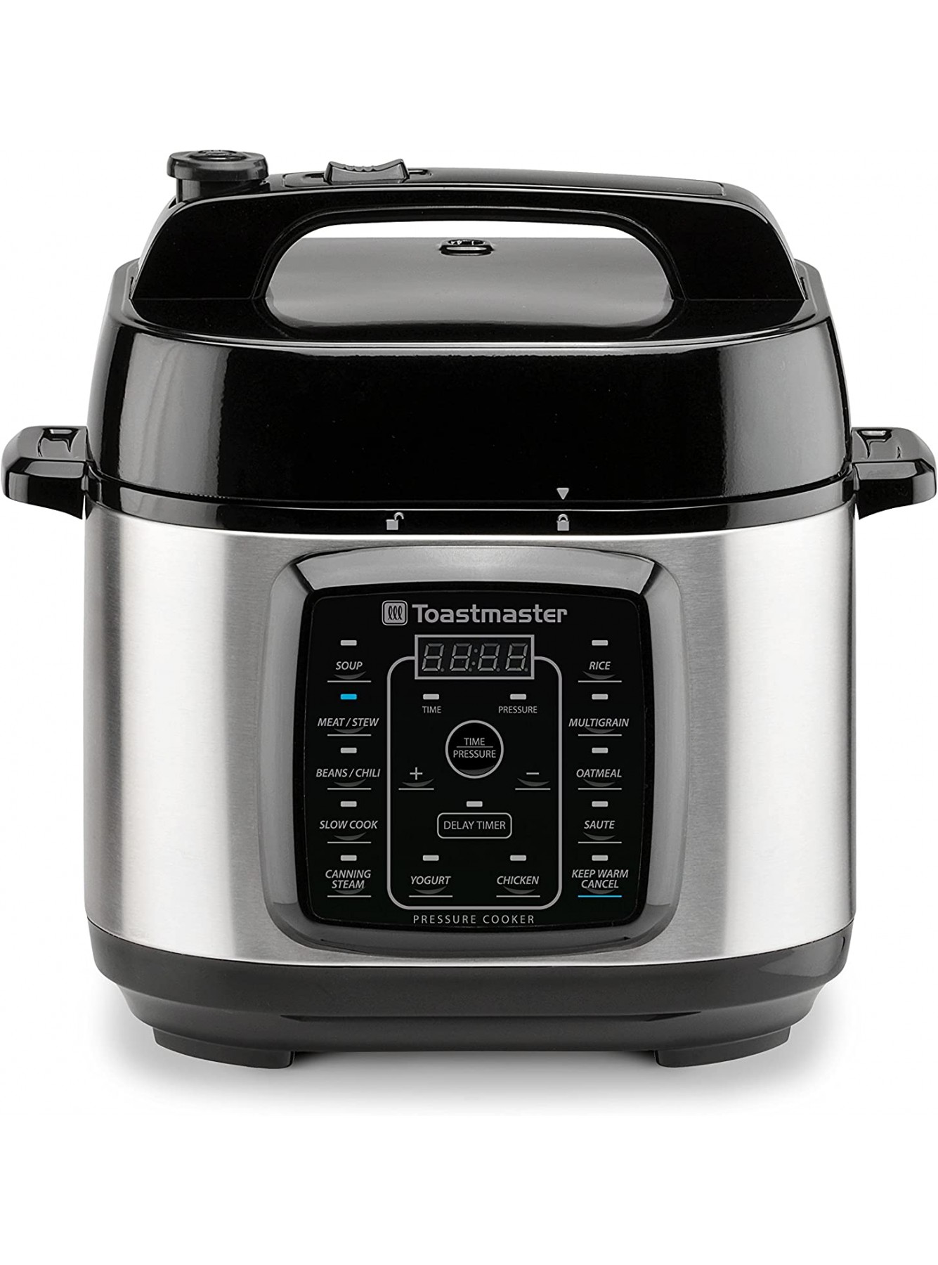 Toastmaster Electric Pressure Cooker 6 Quart Stainless Steel B078NS4TW2