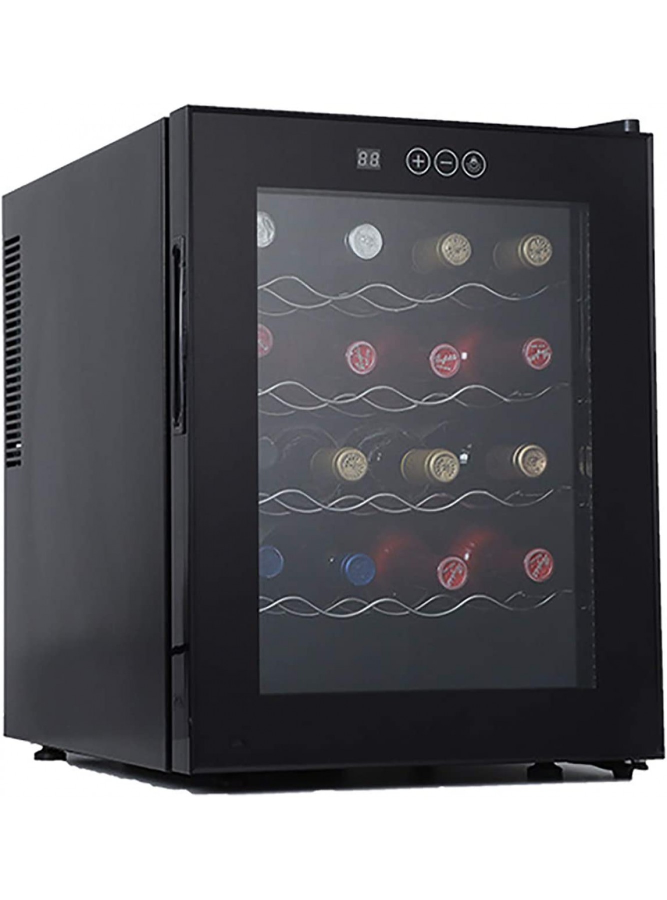 20 Bottle Wine Cellar Dual Zone Freestanding Wine Cooler Refrigerator Silent Shock Absorption Protect from Light Constant Temperature No Fog B08RS1MFXQ