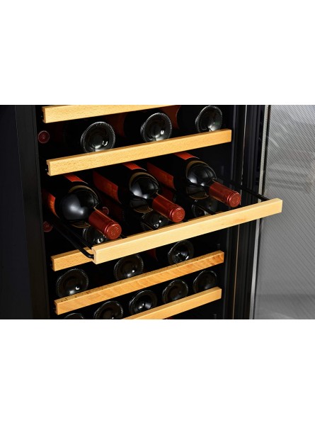 EdgeStar CWF440SZ 20 Inch Wide 44 Bottle Capacity Free Standing Wine Cooler with Reversible Door and LED Lighting B07D859MPR
