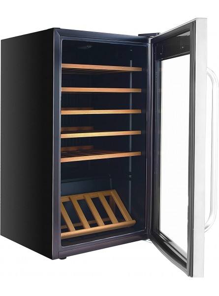 Whynter FWC-341TS 34 Bottle Freestanding Wine Refrigerator with Display Shelf and Digital Control Stainless Steel One Size B076RT37XJ