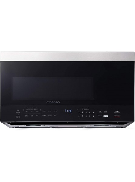 COSMO COS-3016ORM1SS Over the Range Microwave Oven with 1.6 cu. ft. Capacity 1000W 30 inch Black Stainless Steel B07XPGSDYL