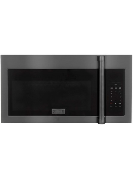 ZLINE Over the Range Convection Microwave Oven in Black Stainless Steel with Traditional Handle and Sensor Cooking B08H3TR31M