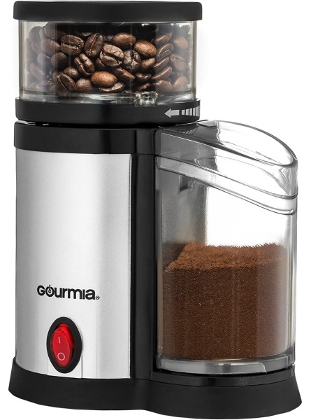 Gourmia GCG165 Compact Electric Burr Coffee Grinder Adjustable Coarse Grind Size – Sleek and Compact – Easy to Use – Great Gift Idea – ETL Approved B01MD0HDKG