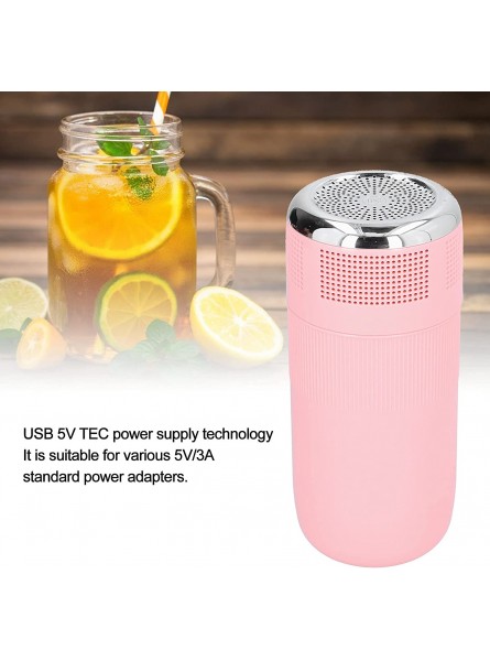 Cooler Can Cooling Cup Automatic Shutdown Low Energy Refrigeration Cup 380ml Simple in Shape for Kitchen for Household B09NKKMDPG