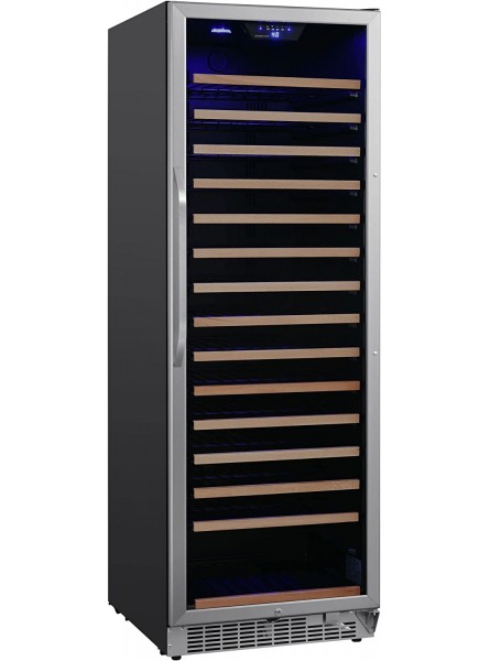 EdgeStar CWR1662SZ 24 Inch Wide 151 Bottle Capacity Free Standing Single Zone Wine Cooler with Even Cooling Technology B07Y5M41L9
